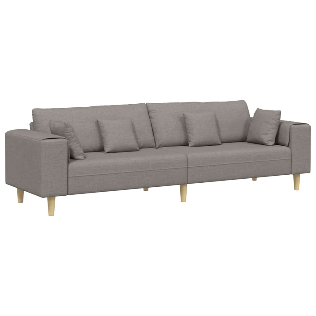 Divano con cuscino Talpa 250 x 77 x 76 cm Tessuto | homemem39