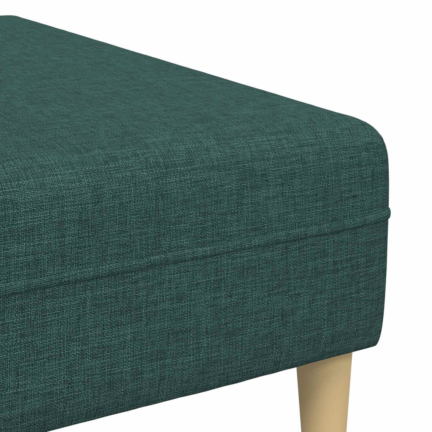 Divano con cuscino 3 pcs Verde Scuro Tessuto | homemem39