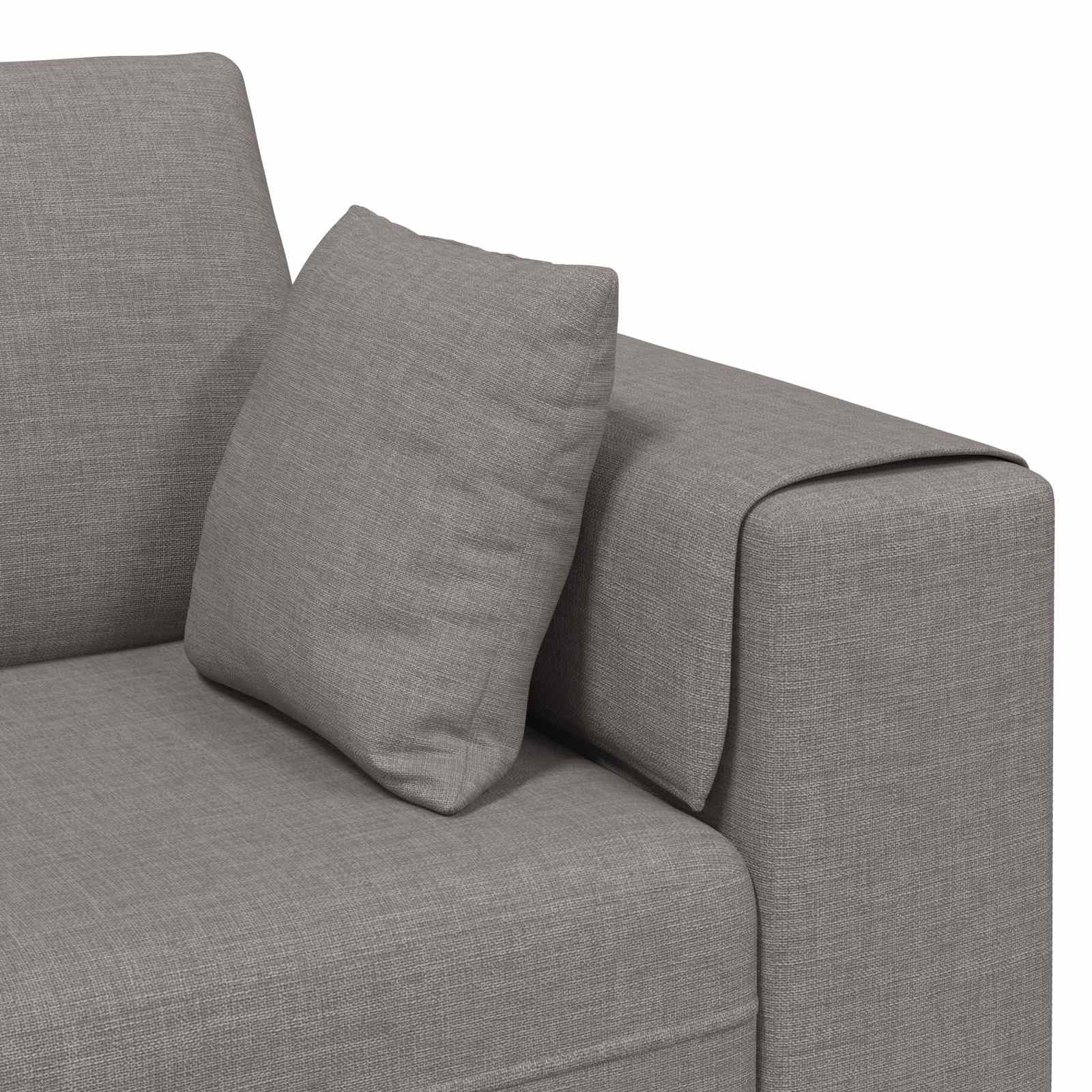 Divano con cuscino 3 pcs Talpa Tessuto | homemem39