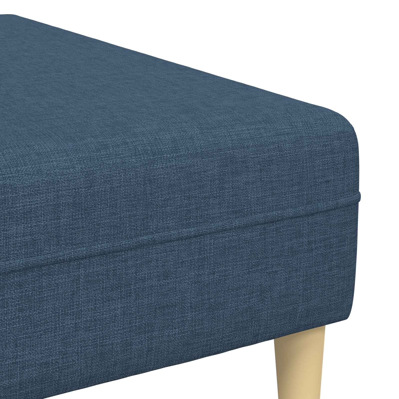 Divano con cuscino 3 pcs Blu Tessuto | homemem39