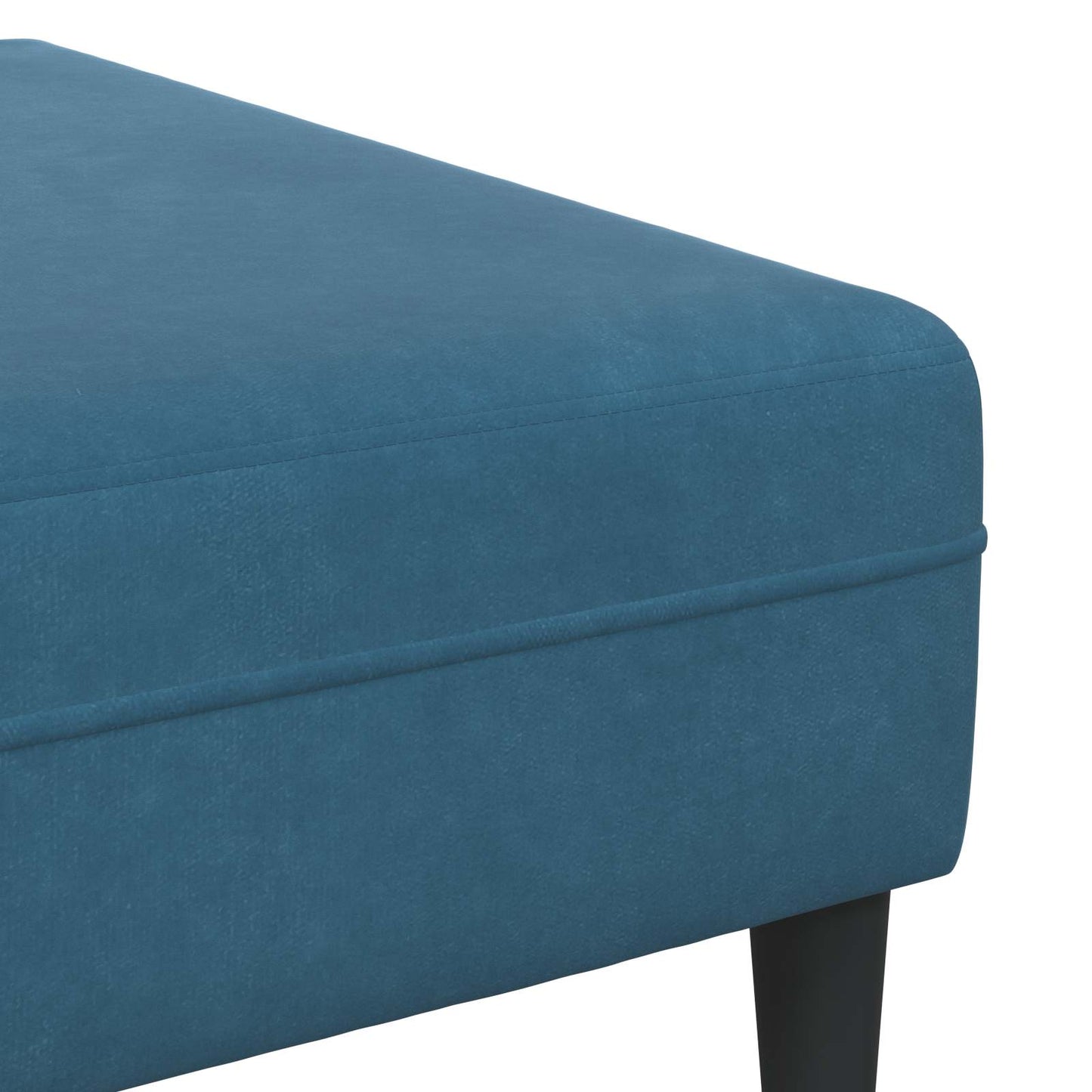 Divano 3 pcs Blu 250 x 188 x 76 cm Velluto | homemem39