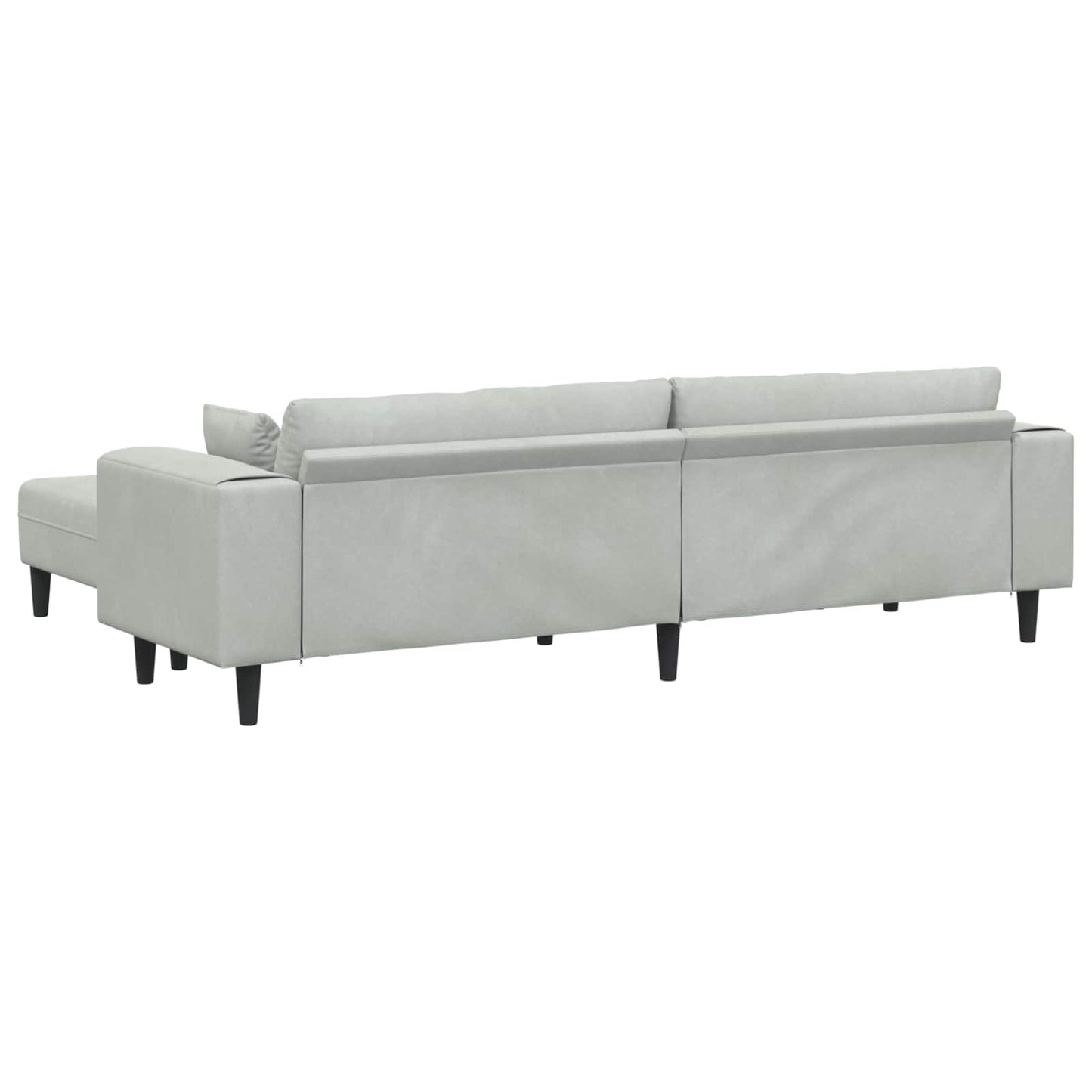 Divano 3 pcs Grigio chiaro 250 x 188 x 76 cm Velluto | homemem39