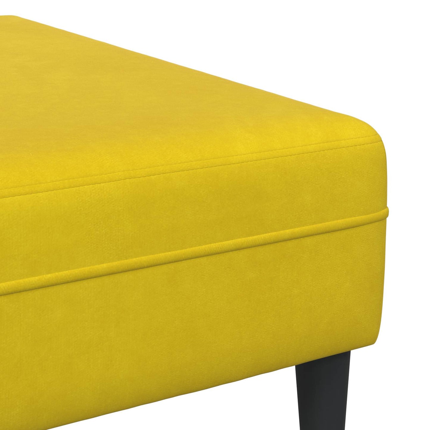 Divano 3 pcs Giallo 250 x 188 x 76 cm Velluto | homemem39