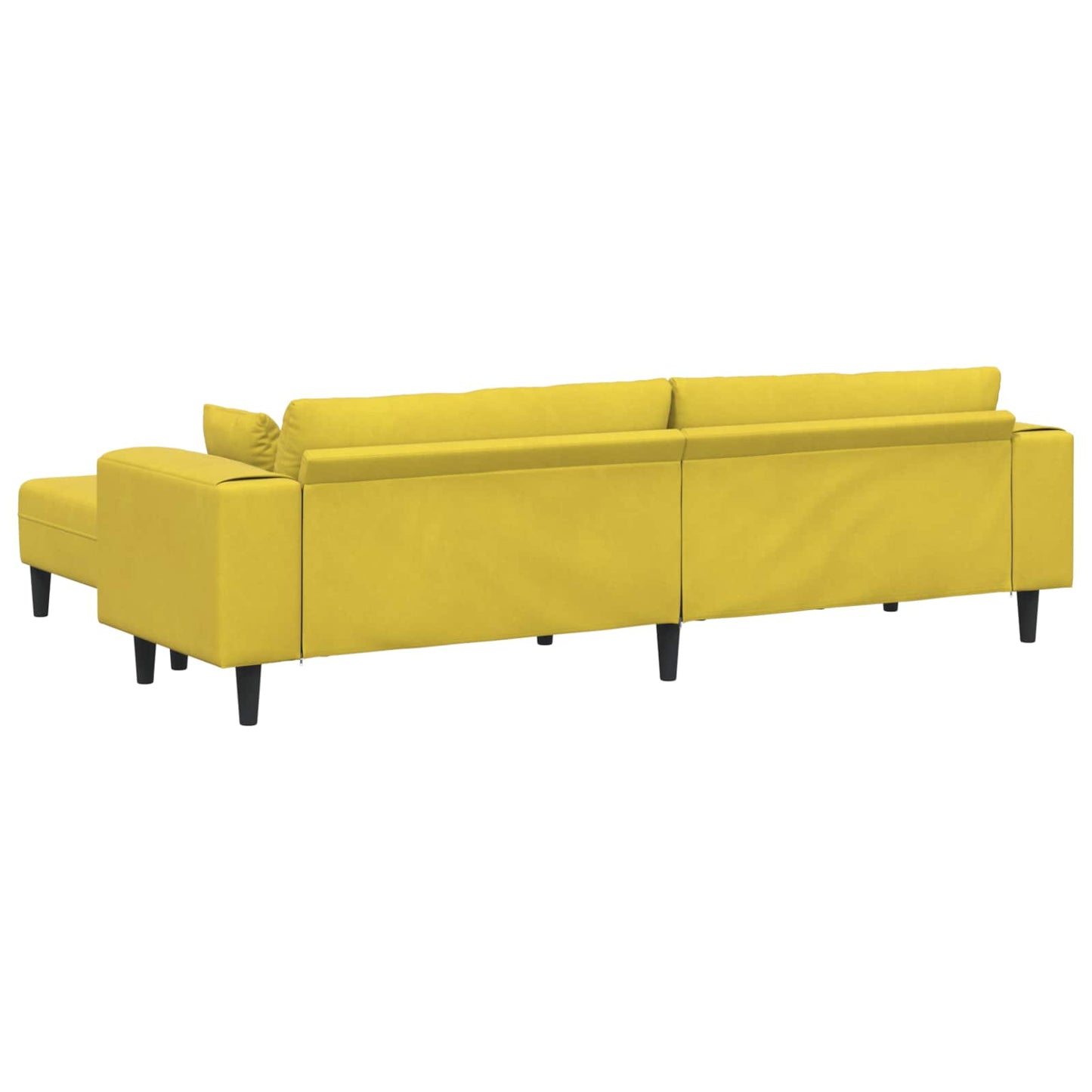 Divano con cuscino 3 pcs Giallo Velluto