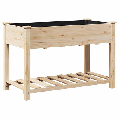 Vaso da giardino con lo scaffale Beige 115 x 59 x 76,5 cm