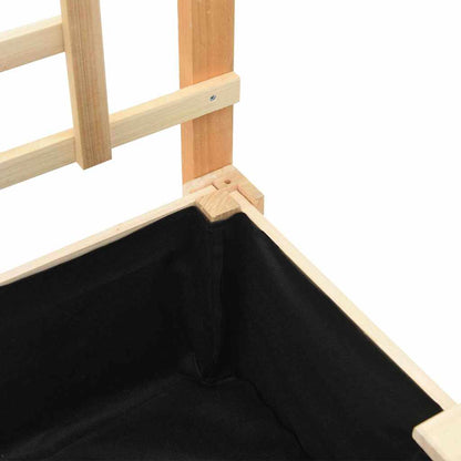 Vaso da giardino Beige 71 x 38 x 152 cm Legno di Abete Massello