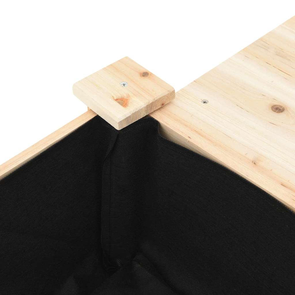 Vaso da giardino con lo scaffale Beige 111 x 37 x 76,5 cm