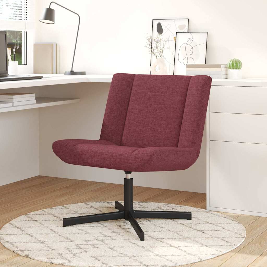 Sedia girevole Rosso Vino 63 x 75 x 76 cm Tessuto