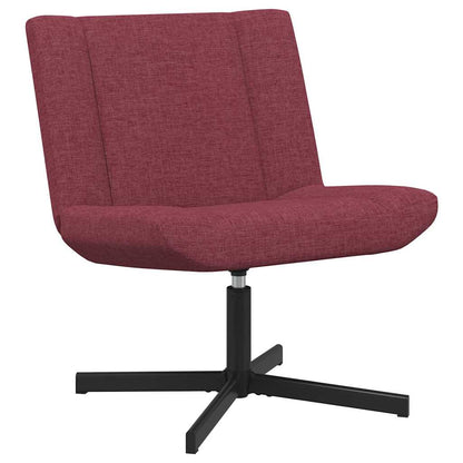 Sedia girevole Rosso Vino 63 x 75 x 76 cm Tessuto