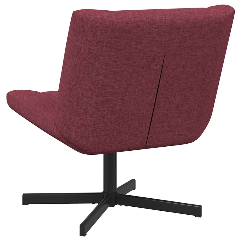 Sedia girevole Rosso Vino 63 x 75 x 76 cm Tessuto