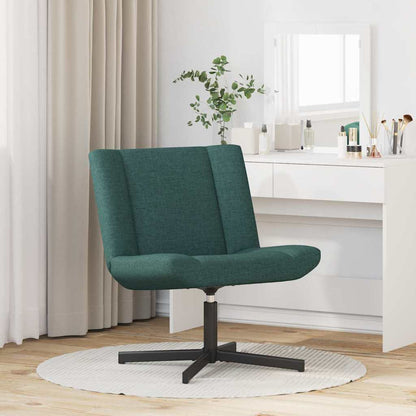 Sedia girevole Verde Scuro 63 x 75 x 76 cm Tessuto