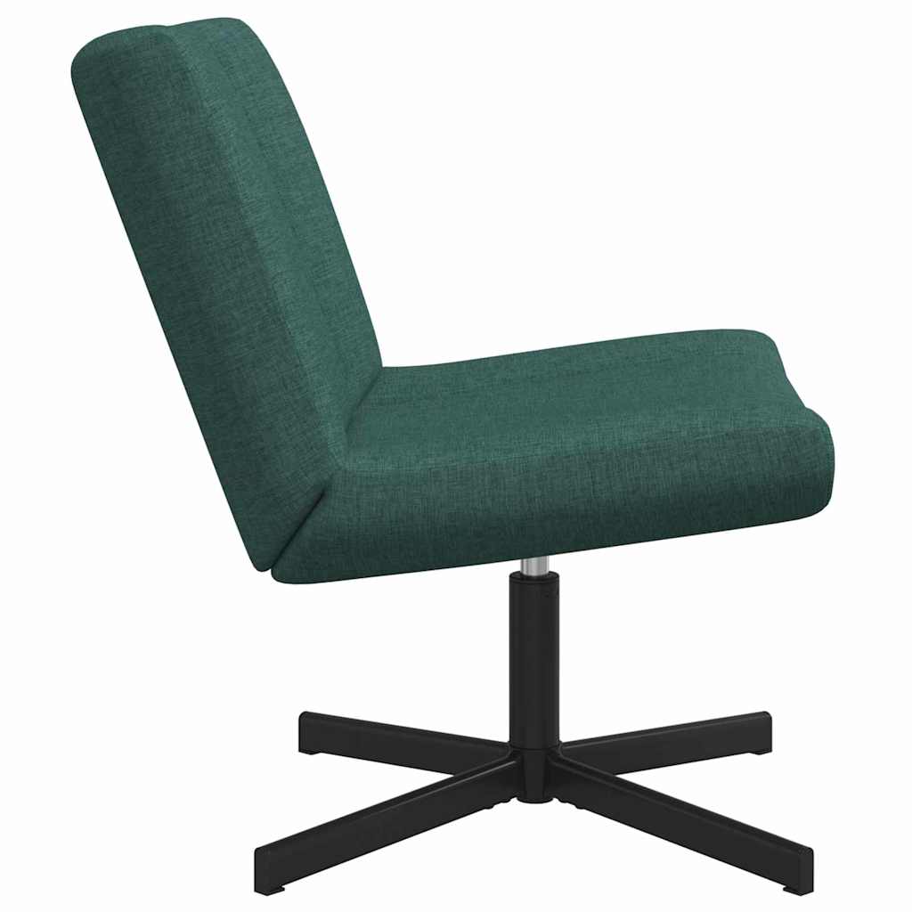 Sedia girevole Verde Scuro 63 x 75 x 76 cm Tessuto - homemem39