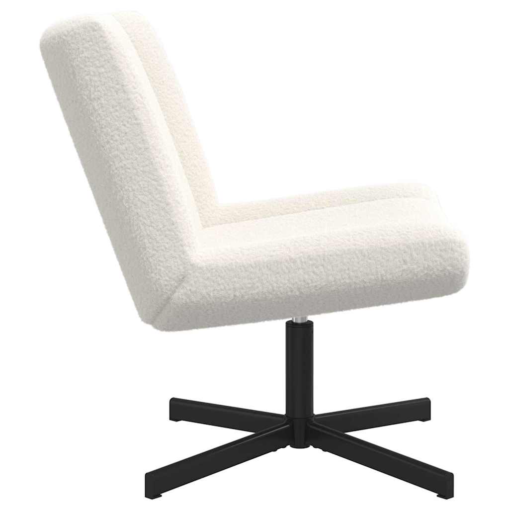 Sedia girevole Crema 63 x 75 x 76 cm Pelle di Pecora