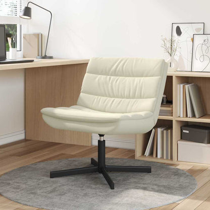 Sedia girevole Crema 63 x 75 x 76 cm Similpelle
