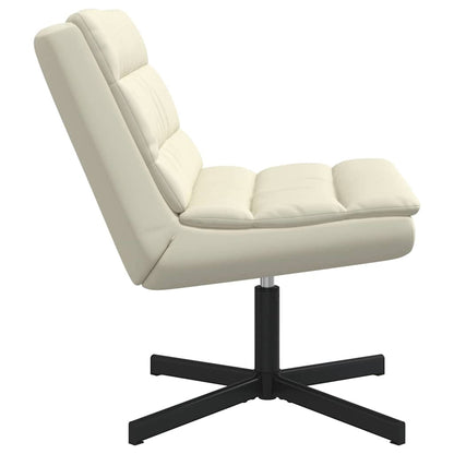 Sedia girevole Crema 63 x 75 x 76 cm Similpelle