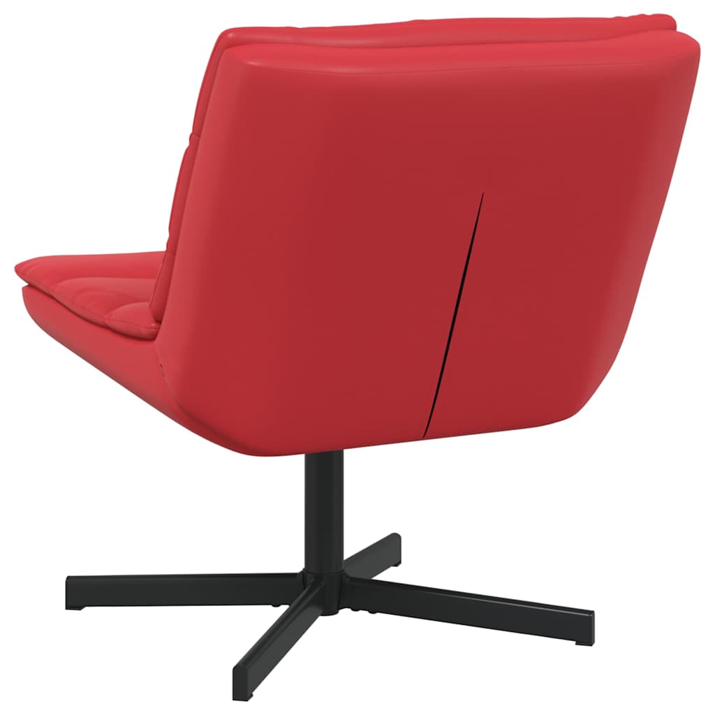 Sedia girevole Rosso 63 x 75 x 76 cm PU - homemem39
