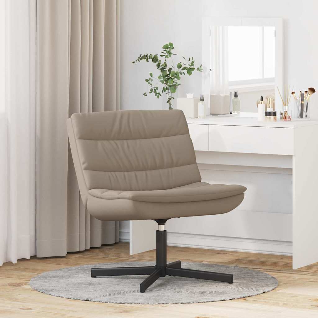 Sedia girevole Cappuccino 63 x 75 x 76 cm Similpelle