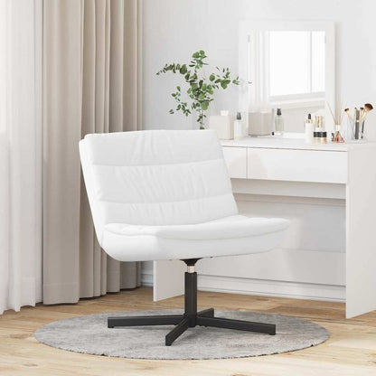 Sedia girevole Bianco 63 x 75 x 76 cm Similpelle