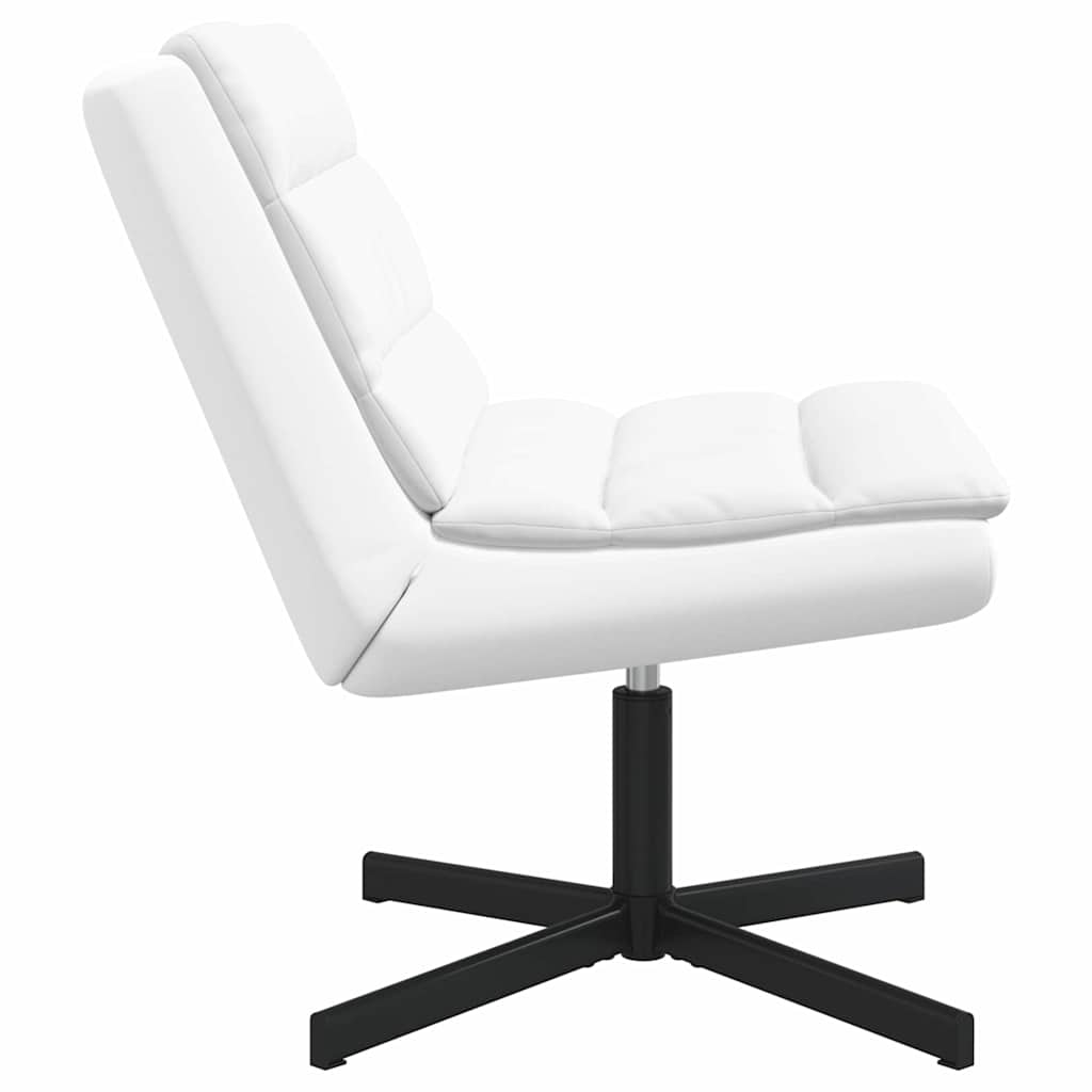 Sedia girevole Bianco 63 x 75 x 76 cm Similpelle