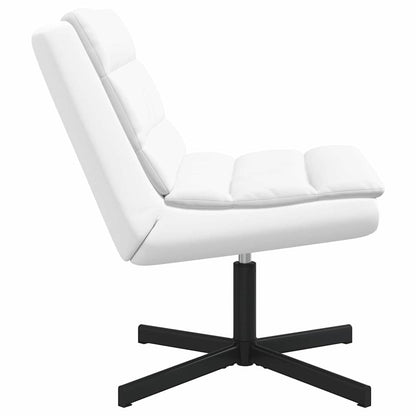 Sedia girevole Bianco 63 x 75 x 76 cm Similpelle