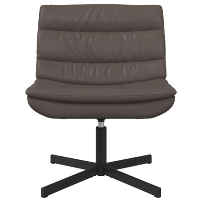 Sedia girevole Marrone 63 x 75 x 76 cm PU Lucido