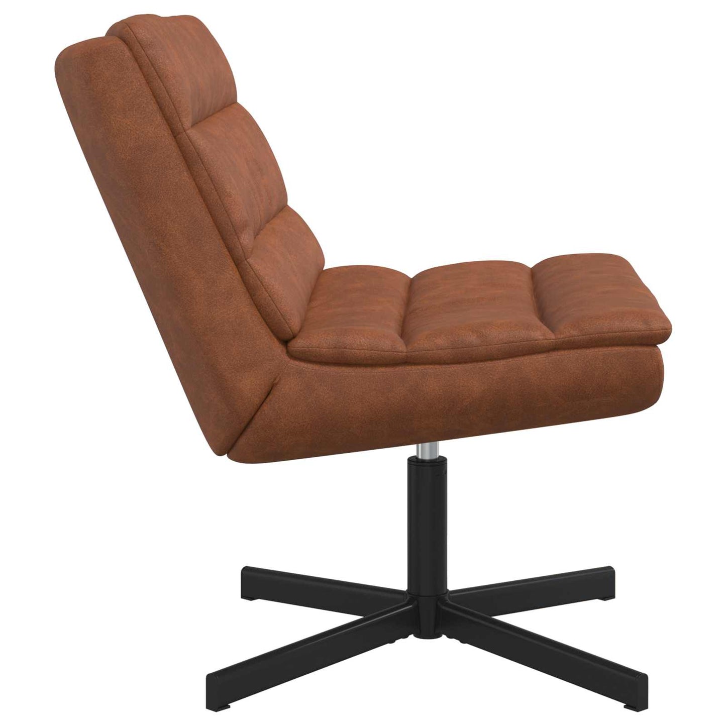 Sedia girevole Marrone 63 x 75 x 76 cm PU Antico