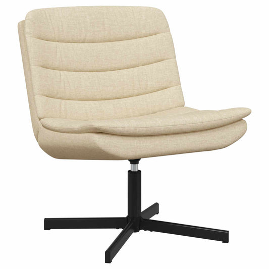 Sedia girevole Crema 63 x 75 x 76 cm Tessuto