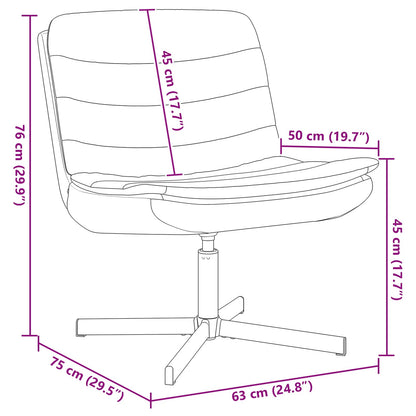 Sedia girevole Crema 63 x 75 x 76 cm Tessuto