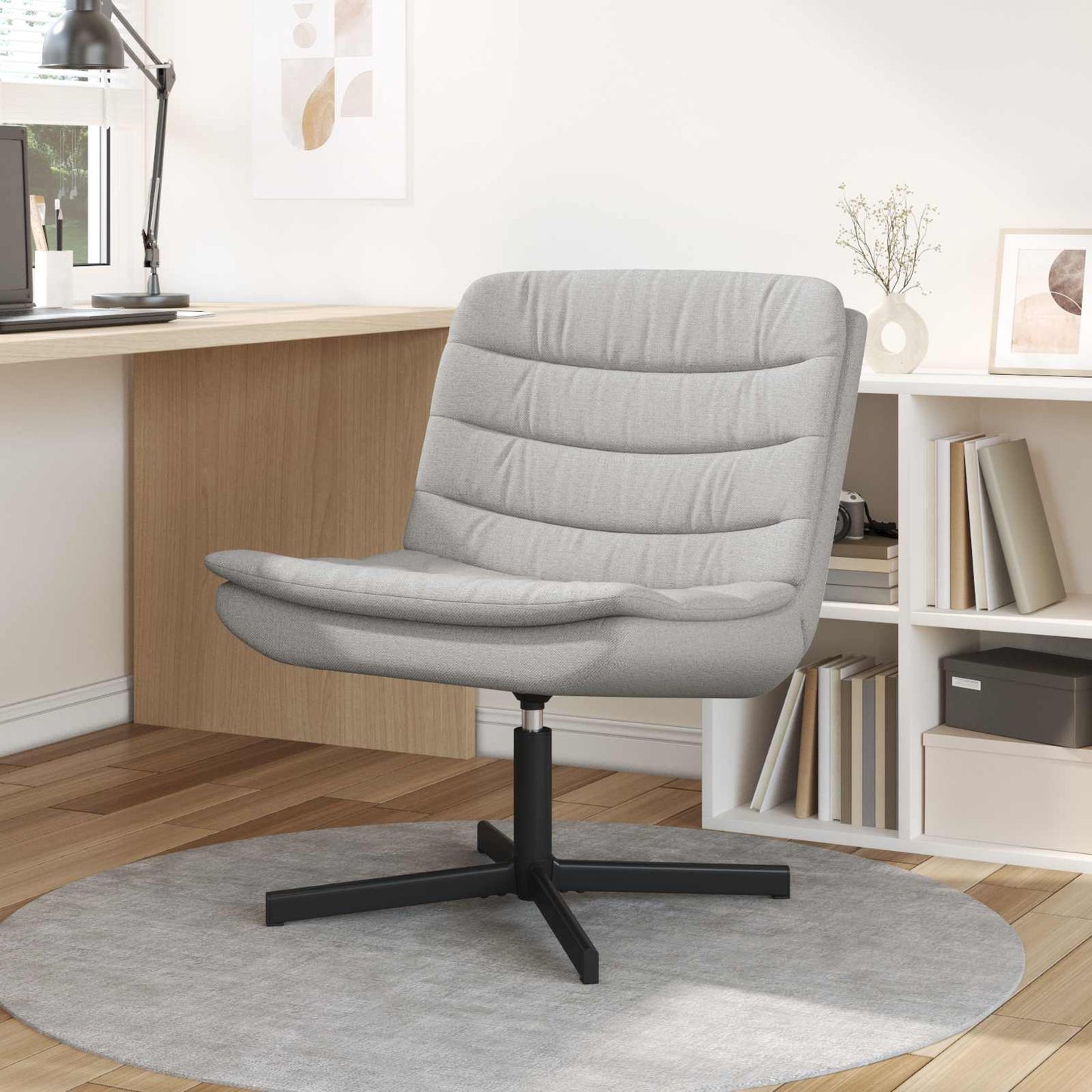 Sedia girevole Grigio Nuvola 63 x 75 x 76 cm Tessuto
