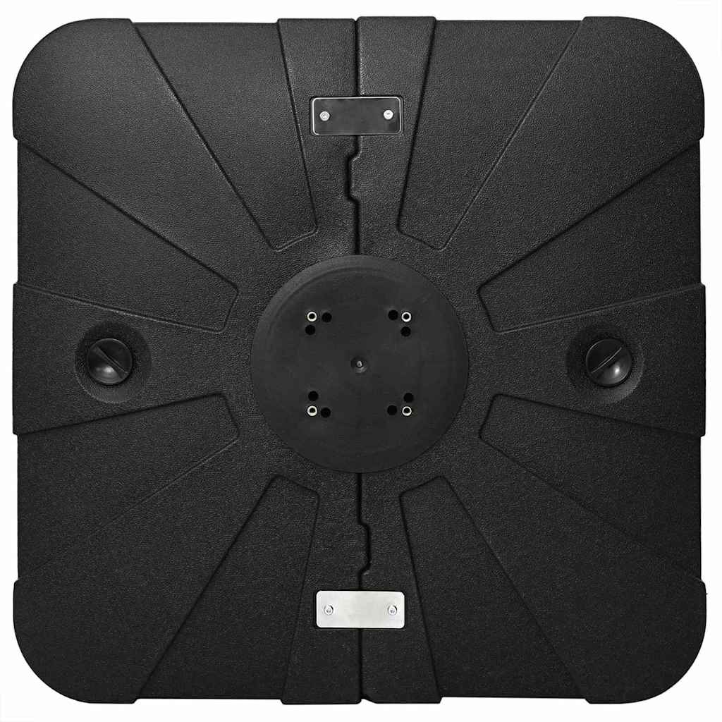 Base per Ombrellone a Braccio Nero 86 x 86 x 19 cm