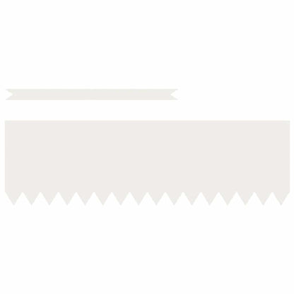 Bordura per Prato 50 pcs Bianco 100 x 0,05 x 30 cm | homemem39