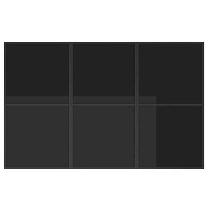 Set da Pranzo per Giardino 11 pcs Nero Acciaio | homemem39