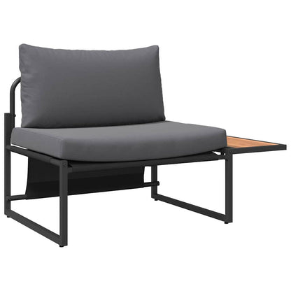 Set da Pranzo per Giardino 3 pcs Antracite Acciaio | homemem39
