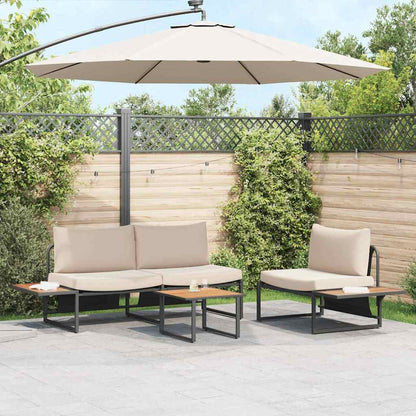 Set da Pranzo per Giardino 3 pcs Talpa Acciaio | homemem39