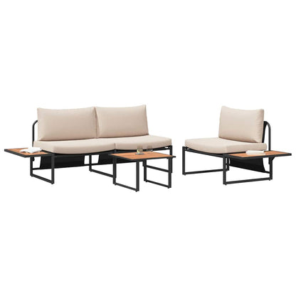 Set da Pranzo per Giardino 3 pcs Talpa Acciaio | homemem39