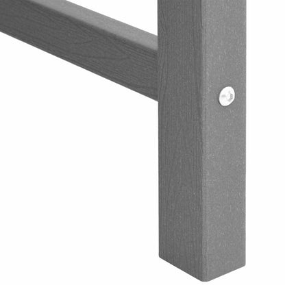 Sedia da Giardino 4 pcs Grigio chiaro 65.5 x 59 x 88 cm