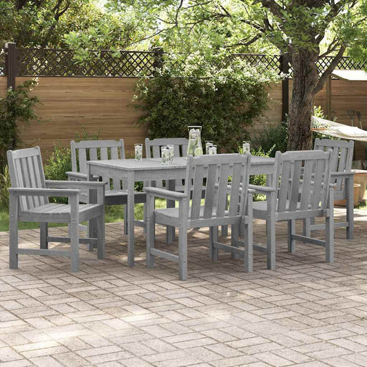 Sedia da Giardino 6 pcs Grigio chiaro 65.5 x 59 x 88 cm