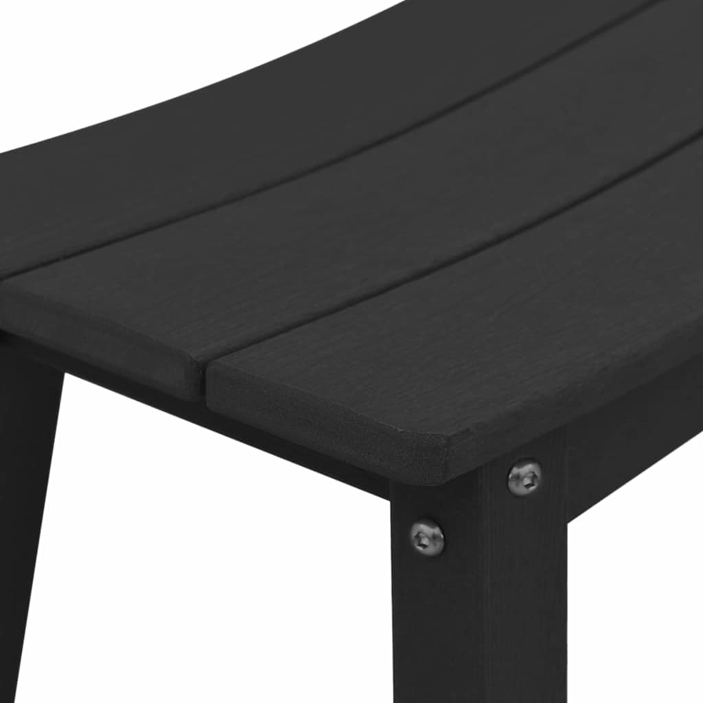 Set Bar da Giardino 6 pcs Nero HDPE | homemem39