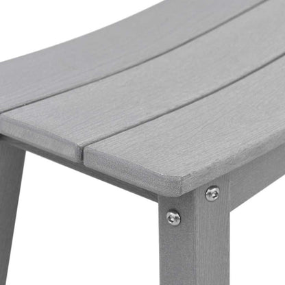 Set Bar da Giardino 6 pcs Grigio chiaro HDPE | homemem39