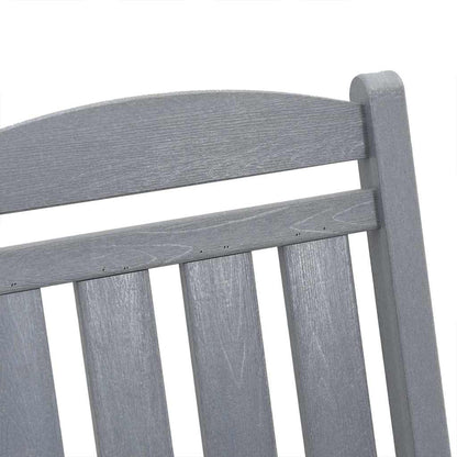 Sedia a dondolo 2 pcs Grigio chiaro 92 x 70 x 108 cm | homemem39