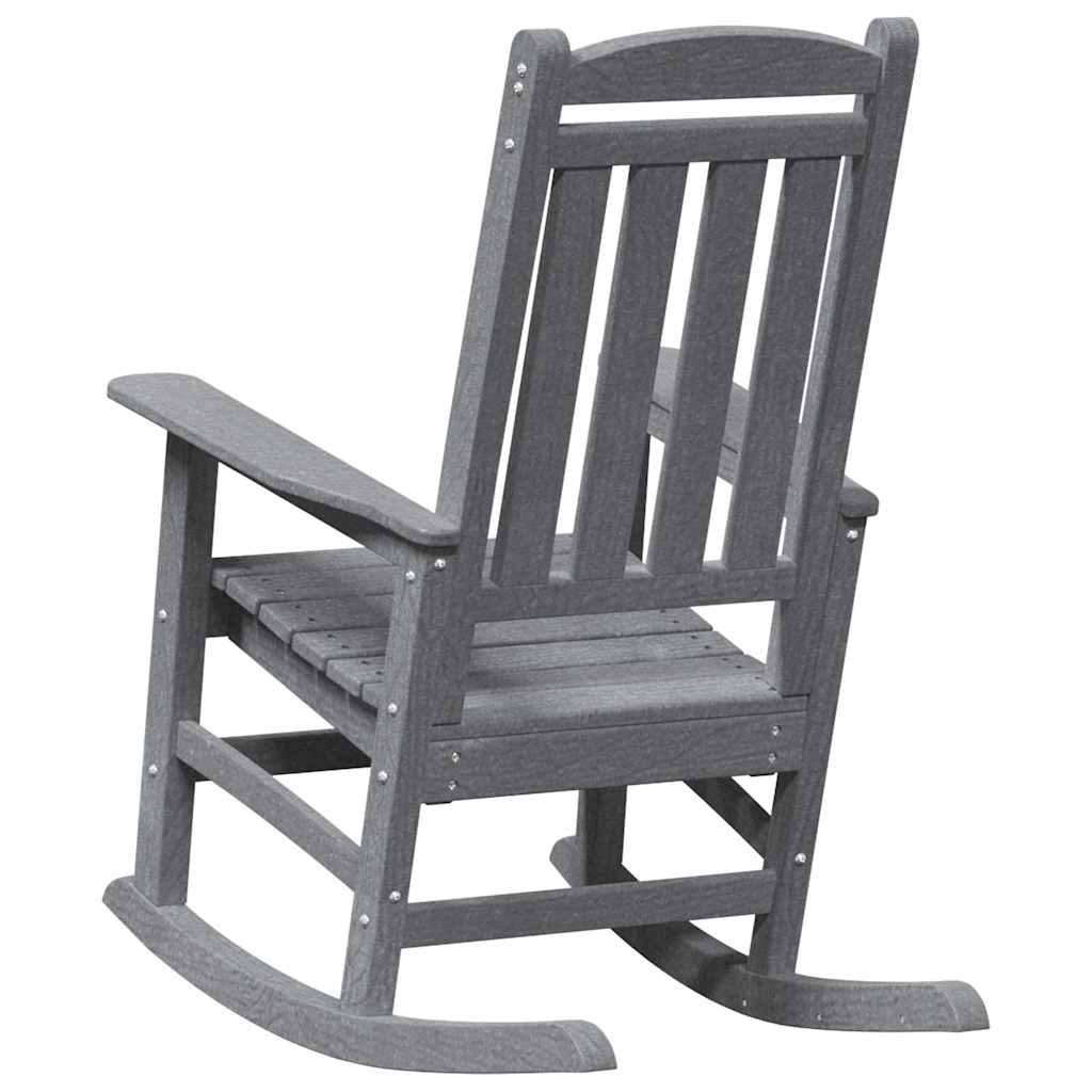 Sedia a dondolo 2 pcs Grigio chiaro 92 x 70 x 108 cm | homemem39