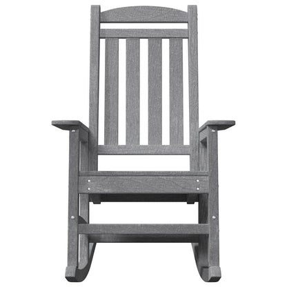 Sedia a dondolo 2 pcs Grigio chiaro 92 x 70 x 108 cm | homemem39
