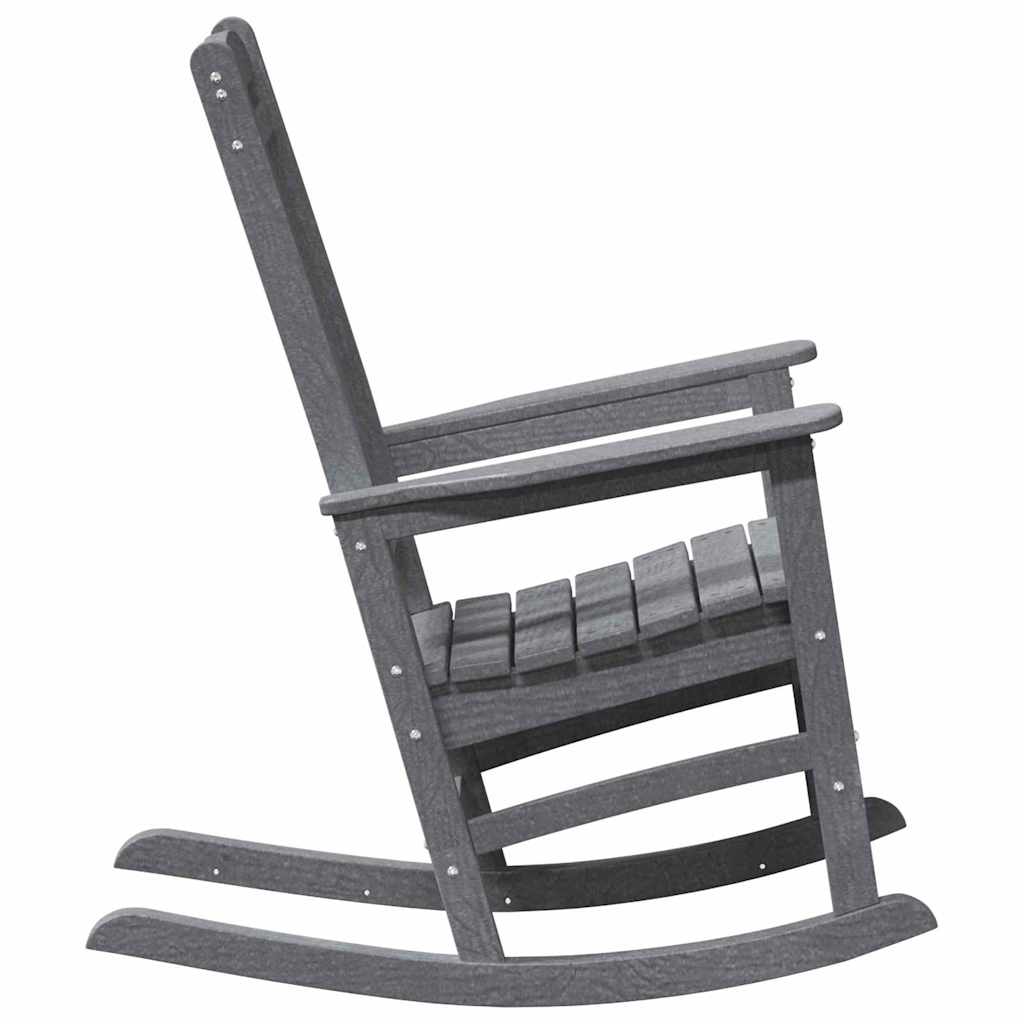 Sedia a dondolo 2 pcs Grigio chiaro 92 x 70 x 108 cm | homemem39