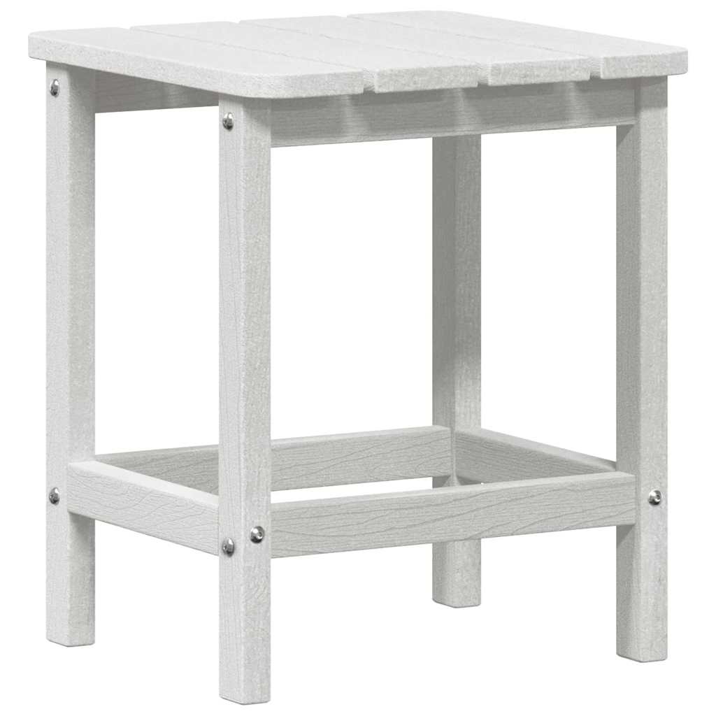 Sedia a dondolo 3 pcs Bianco Polietilene
