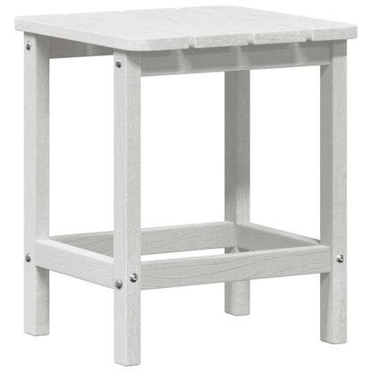Sedia a dondolo 3 pcs Bianco Polietilene