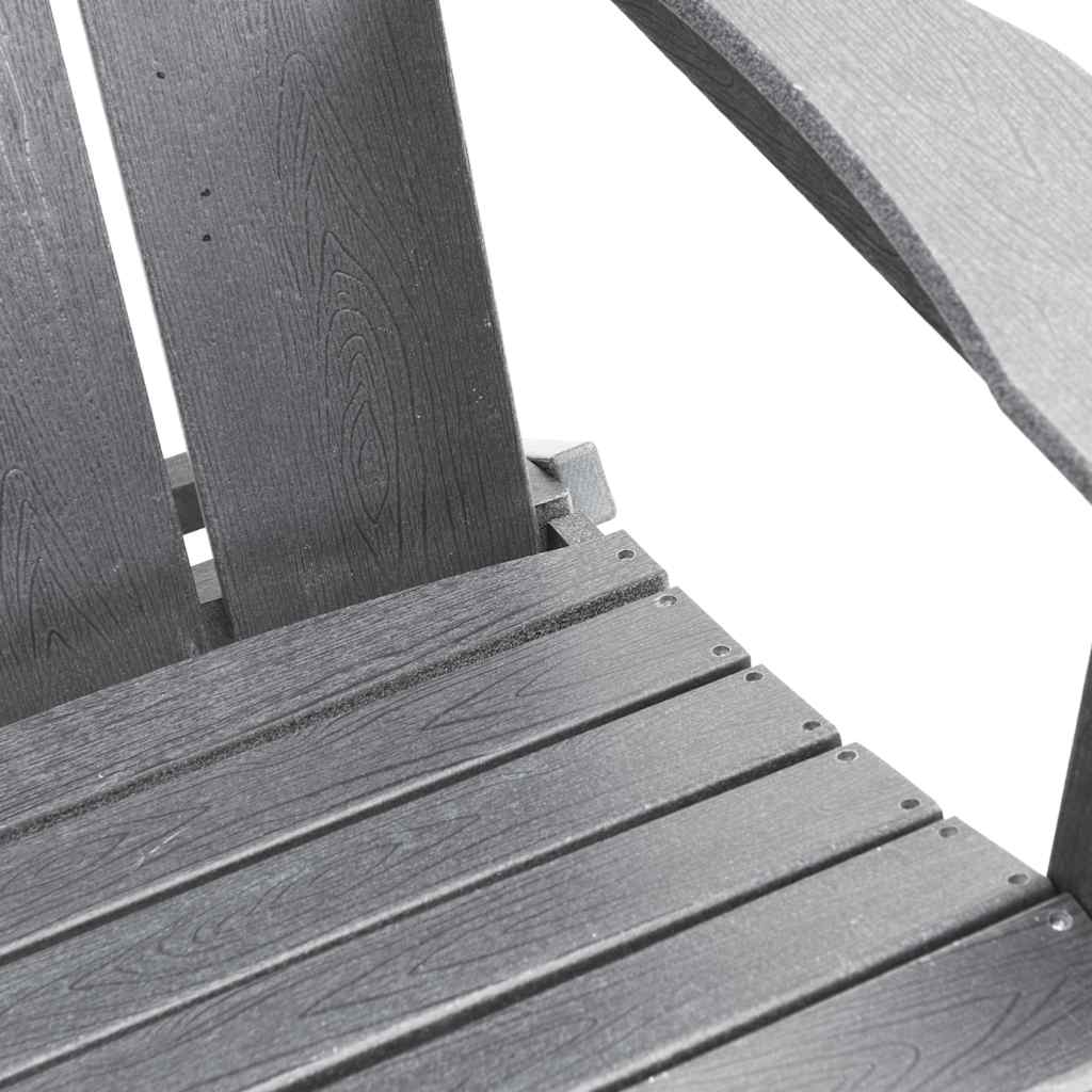 Sedia da Giardino 2 pcs Grigio chiaro 80.5 x 74.5 x 92 cm