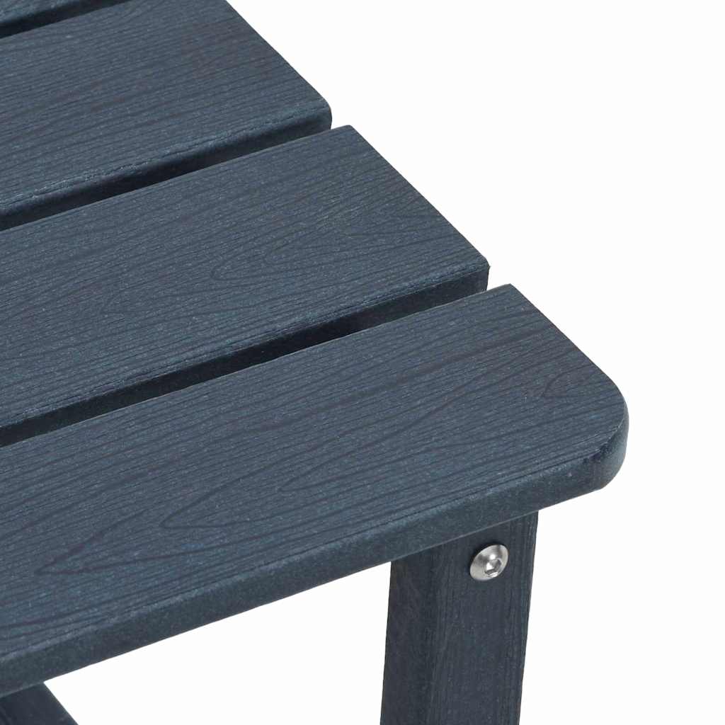 Sedia da Giardino 3 pcs Navy 80.5 x 74.5 x 92 cm Polietilene | homemem39