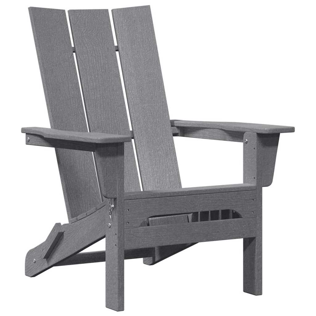 Sedia da Giardino 3 pcs Grigio chiaro 80.5 x 74.5 x 92 cm
