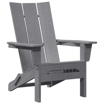 Sedia da Giardino 3 pcs Grigio chiaro 80.5 x 74.5 x 92 cm