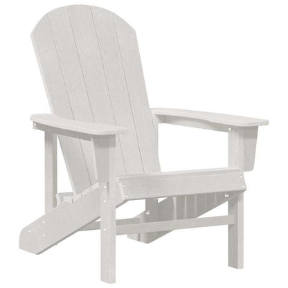 Sedia da Giardino 3 pcs Bianco Polietilene
